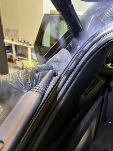 Dampfreinigung Ablaufrinne